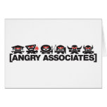 Angry Crew Greeting Cards