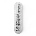 Angry Crew - White / Grey w/stencil Skateboard Decks