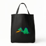 Angry Cute Dragon Tote Bag