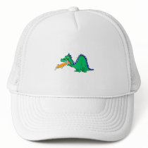 Angry Cute Dragon Trucker Hat