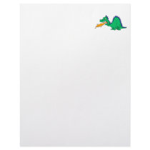 Angry Cute Dragon Letterhead