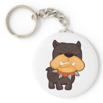 Angry Dog Keychain
