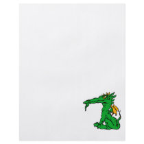 Angry Dragon green Personalized Flyer