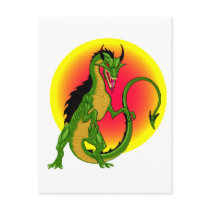 Angry Dragon Post Cards