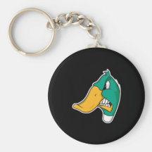 angry duck keychain