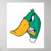 angry duck posters