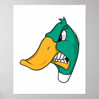 angry duck posters by doonidesignsanimals