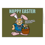 Angry Easter Boy Card