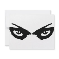 angry eyes icon invitations