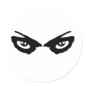 angry eyes icon stickers