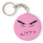 Angry Eyes - WTF? Key Chain