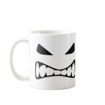 Angry face coffee mugs