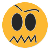 angry face stickers by snico1995 angry face stickers