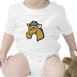 Angry Fierce Cartoon Horse Shirts