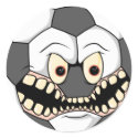 angry fierce soccer ball stickers by littlethings angry fierce soccer ball stickers