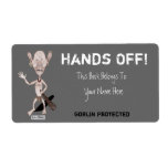 Angry Goblin Bookplate Custom Shipping Label