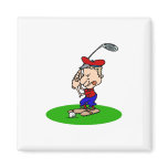 Angry Golfer Magnet