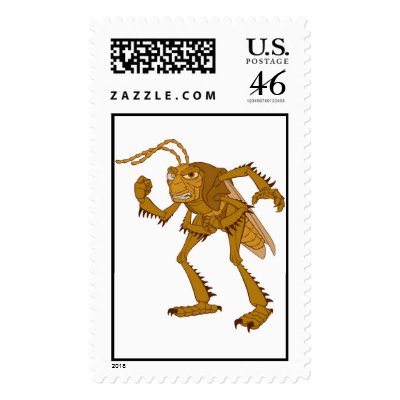 Angry Grasshopper - Hopper Disney stamps