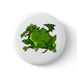 Angry Green Dragon Buttons