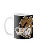 angry growling bear face coffee mugs