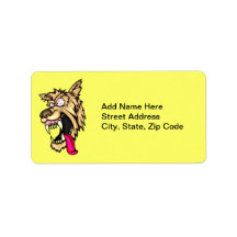 Angry Junkyard Dog Custom Address Labels