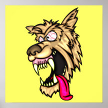 Angry Junkyard Dog Poster