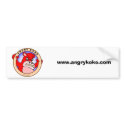 Angry Koko Bumper Sticker bumper stickers