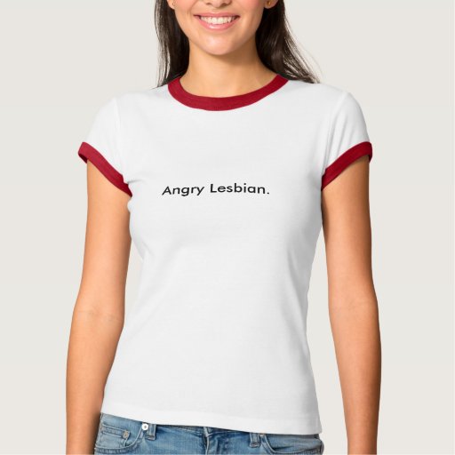 Angry Lesbian T Shirt Zazzle 3639