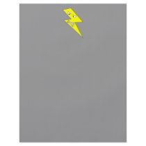 Angry Lightning. Yellow on Gray. Custom Flyer
