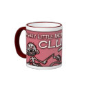 Angry Little Monkey Club Mug by pyromancy Angry Little Monkey Club Mug