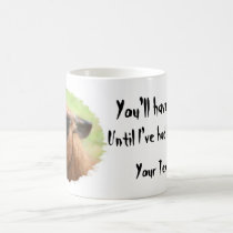 Angry Llama Wait Till I've Had Coffee Funny Mug mugs