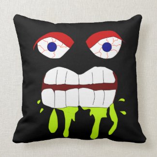 Angry Mad Face Pillow