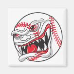 angry mean baseball graphic magnets