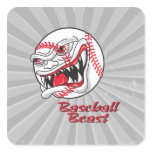 angry mean baseball vaseball beast sticker