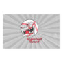 angry mean baseball vaseball beast rectangle stickers