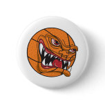 angry mean basketball pin