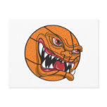 angry mean basketball post cards