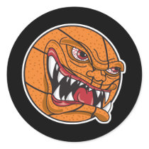 angry mean basketball stickers