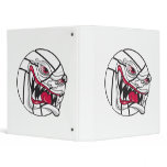 angry mean volleyball extreme 3 ring binders