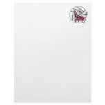 angry mean volleyball extreme letterhead