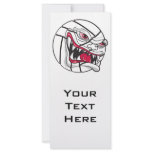angry mean volleyball extreme custom rack cards