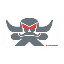 Angry Mexican - grey posters by angryassociates Angry Mexican - grey posters
