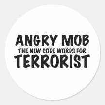 ANGRY MOB STICKER