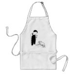 Angry Moles Eat Ice Cream Too Apron