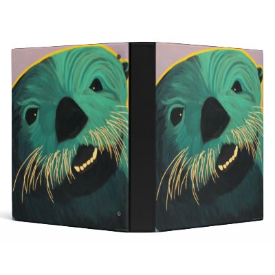 Angry Otter binder by dorenemlorenz