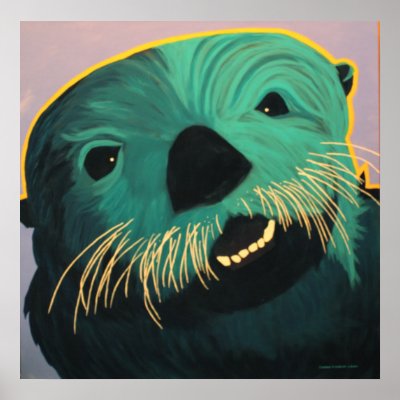 Angry Otter Posters by dorenemlorenz