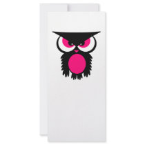 Angry owl rack cards