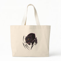 Angry Panther Canvas Bag