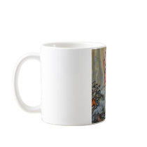 Angry pink dragon mug