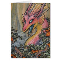 Angry pink wyvern card